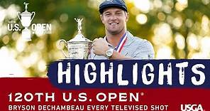 Bryson DeChambeau: Every Televised Shot of His 2020 U.S. Open Victory