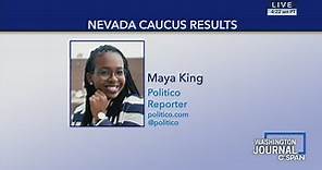 Washington Journal-Maya King on the Nevada Caucuses Results