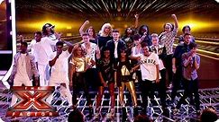 The Final 12 sing Get Lucky - Live Week 1 - The X Factor UK 2013