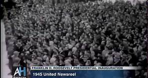 Franklin D. Roosevelt's 1945 Presidential Inauguration