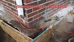 Underpinning Foundations - Diy underpinning footings method to stabilize settlement