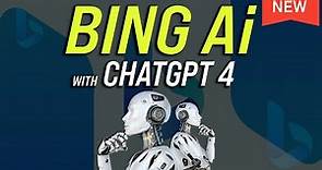 How to Get and Use the New Bing Ai - Use ChatGPT 4 for Free