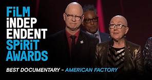 AMERICAN FACTORY wins BEST DOCUMENTARY at the 35th Film Independent Spirit Awards