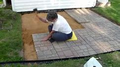 Building a paver patio and firepit