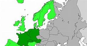 Países de Europa Occidental (listado y mapa) — Saber es práctico