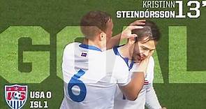 MNT vs. Iceland: Kristinn Steindórsson Goal - Jan. 31, 2016