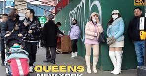 Walking Flushing Queens NY / Chinatown Hustle 4K