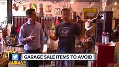 Garage sale items to avoid