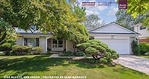 Orchard Hills Home For Sale | 3280 Bluett Rd, Ann Arbor, MI 48105