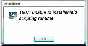 6 Ways To FIX (1607/1628 unable to installshield scripting runtime) Error!