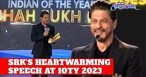 Shah Rukh Khan Wins CNN-News18 Indian Of The Year 2023 Award, Delivers Emotional Speech; WATCH