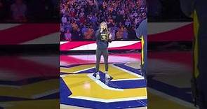 2022 Wisconsin Vs. Marquette National Anthem Singer Franki Moscato