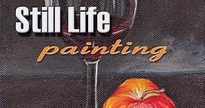 "Wine and Fruit" Still Life Painting by Gayle