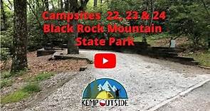 Black Rock Mountain State Park Campsites 22, 23 & 24 | Camping in Georgia | Campsite Reviews