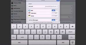 How to change your email password on your iPad
