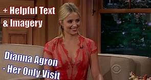 Dianna Agron - "I've Laughed More On This Show, Than Any Other" - Her Only Appearance [+Texmagery]
