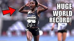Faith Kipyegon Breaks WORLD RECORD In Women's 5,000 Meters! || 2023 Paris Diamond League