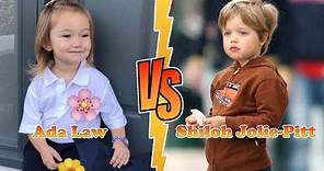 Shiloh Jolie-Pitt VS Ada Law (Jude Law’s Daughter) Transformation ★ From 00 To Now