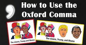 How to Use the Serial Comma (Oxford Comma) | English Punctuation Rules | ESL Writing Essentials