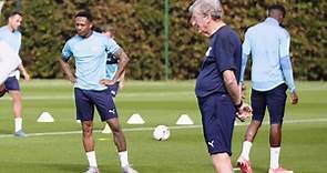 Nathaniel Clyne trains at Copers Cope