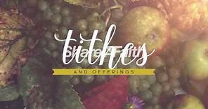 Thanksgiving Backgrounds: Happy Thanksgiving Tithes & Offerings Video Loop