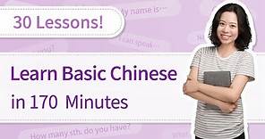 Learn Chinese for Beginners: 30 Basic Chinese Lessons in 3 Hours | SUPER EASY Chinese Course