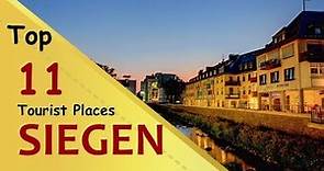 "SIEGEN" Top 11 Tourist Places | Siegen Tourism | GERMANY
