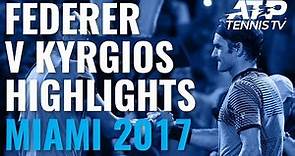 Extended Highlights: Federer v Kyrgios Classic | Miami Open 2017