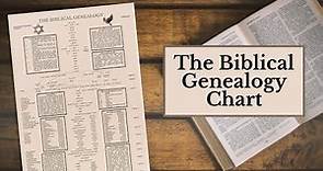 NEW The Biblical Genealogy Chart, Family Tree from Adam to Jesus