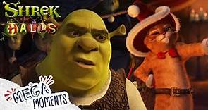 Shrek's Christmas Stories🎅 | Shrek The Halls | Christmas Special 🎄| Movie Moments | Mega Moments