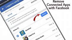 How to Remove Apps Games Connected with Facebook Account