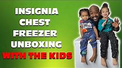 Insignia 5 Cu. Ft. Chest Freezer | Unboxing With The Kids