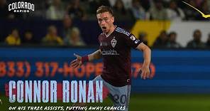 Connor Ronan reviews his three assists vs. the Galaxy, putting away chances