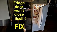 Fridge Door Won't Close Itself ● Easy Fix !