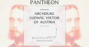 Archduke Ludwig Viktor of Austria Biography - Austrian archduke (1842–1919)