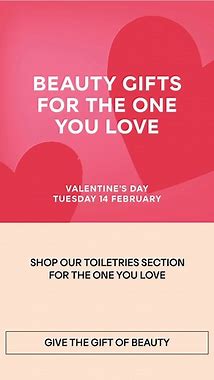 Give the gift of beauty this Valentine’s! Shop our Toiletries section in-store. | Marks and Spencer