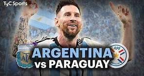 EN VIVO 🔴 ARGENTINA vs. Paraguay | Eliminatorias Sudamericanas ⚽ ¡Juega la SCALONETA por TyC SPORTS!
