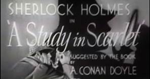 Sherlock Holmes | A Study In Scarlet (1933) [Thriller]