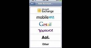 iPhone: How to Setup a Yahoo! Email Account