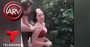Identificada chica que empujó a su amiga a un río | Al Rojo Vivo | Telemundo