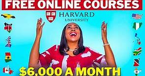 10 FREE Online Courses From Harvard University That Can Pay You US$6,000 A Month With A Side Hustle