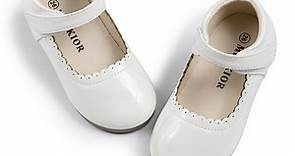 Bonario Toddler Dress Girls Shoes Mary Jane Soft Sole Princess Shoes for Little Kids