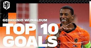 Georginio Wijnaldum | Top 10 goals in Oranje 🔥