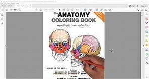 The Anatomy Coloring Book by Wynn Kapit & Lawrence M. Elson