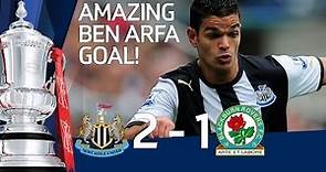 Ben Arfa Wonder Goal for Newcastle 2-1 Blackburn - Official Highlights and Goals FA Cup 3rd 07-01-12