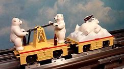 K-Line Coca-Cola Bears Handcar for Lionel & Mike's Train House O-gauge layouts.