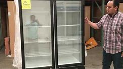 NSF MERCHANDISER NEW refrigerator Glass door beer flower cooler two door