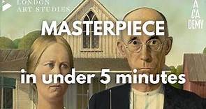 A Brief History of Grant Wood's American Gothic | London Art Studies