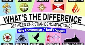 What's the Difference Between Christian Denominations? (Communion)