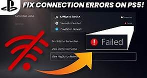 How to Fix Network Errors and Dropped Connections on PS5! | SCG